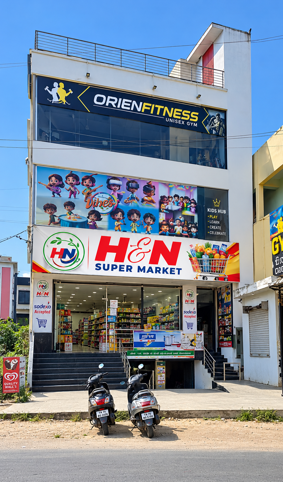 Inside H&N Super Market